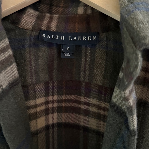 Ralph Lauren Cashmere Plaid Tailored Shirt Jacket | Heritage Luxury - Picture 4 of 11